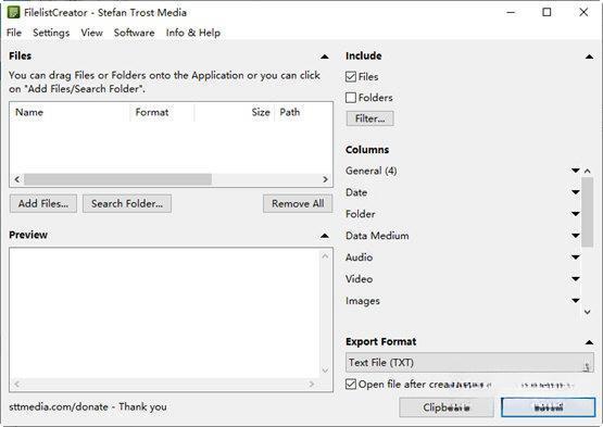 Filelist Creator(文件列表生成软件) v23.6.13 免费版 Filelist Creator(文件列表生成软件) v23.6.13 免费版