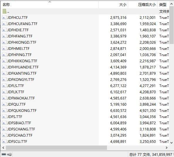 WPS付费字体压缩包下载 最新免费版 WPS付费字体压缩包下载 最新免费版