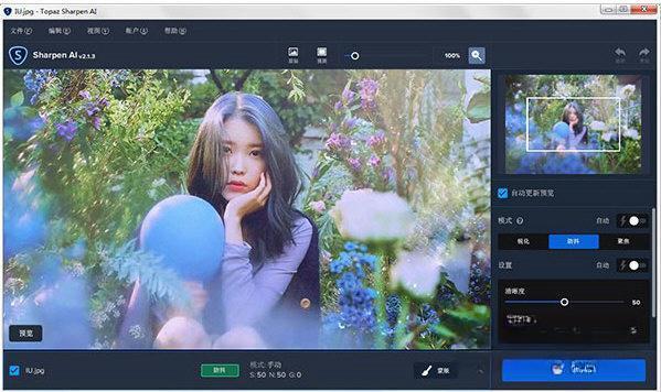 Topaz Sharpen AI智能清晰锐化v4.1.0绿色版