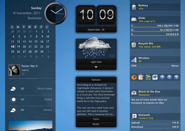 雨滴桌面(Rainmeter)官方版v4.5.23中文便捷版