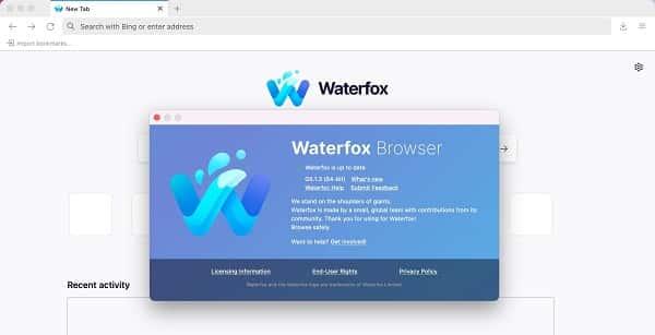 水狐浏览器(Waterfox)v6.6.2官方最新版