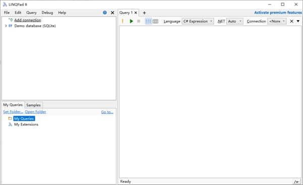 LINQPad 8(LINQ 调试工具)v8.6.4