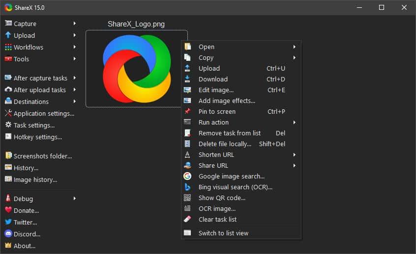 ShareX截图软件v18.0.1中文绿色版