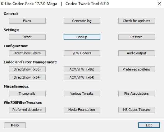 K-Lite Mega Codec Pack(万能解码器)v18.8.0组合版