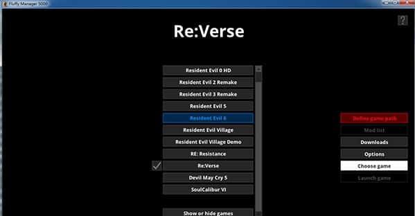 fluffy manager 5000(生化危机MOD管理器)v2.245官方最新版