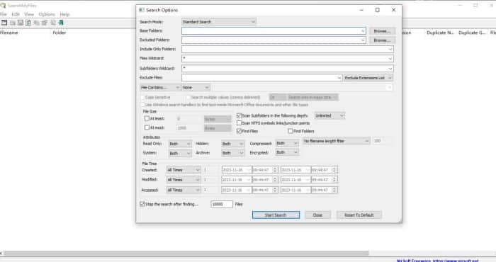 SearchMyFiles(文件搜索)v3.35官方版 SearchMyFiles(文件搜索)v3.35官方版