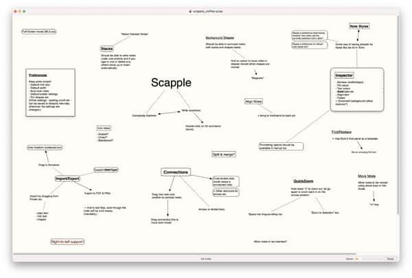 scapple思维导图软件v1.4.2官方版